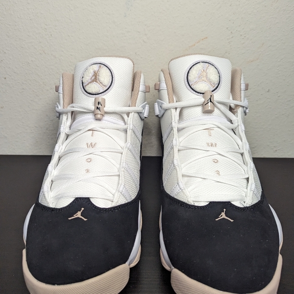 Nike Air Jordan 6 Rings Black Fossil Stone 322992-112 Mens Size 14 Sneakers - Picture 4 of 10